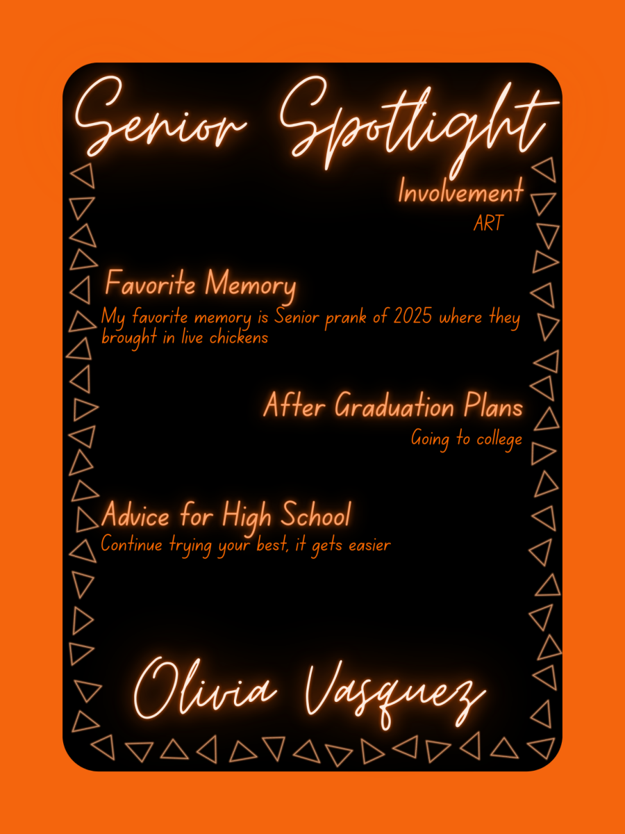 Senior Spotlight - Olivia Vasquez