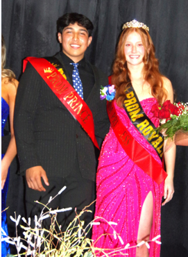 Prince and Princess Karin Landeros and Aubrey Colvis