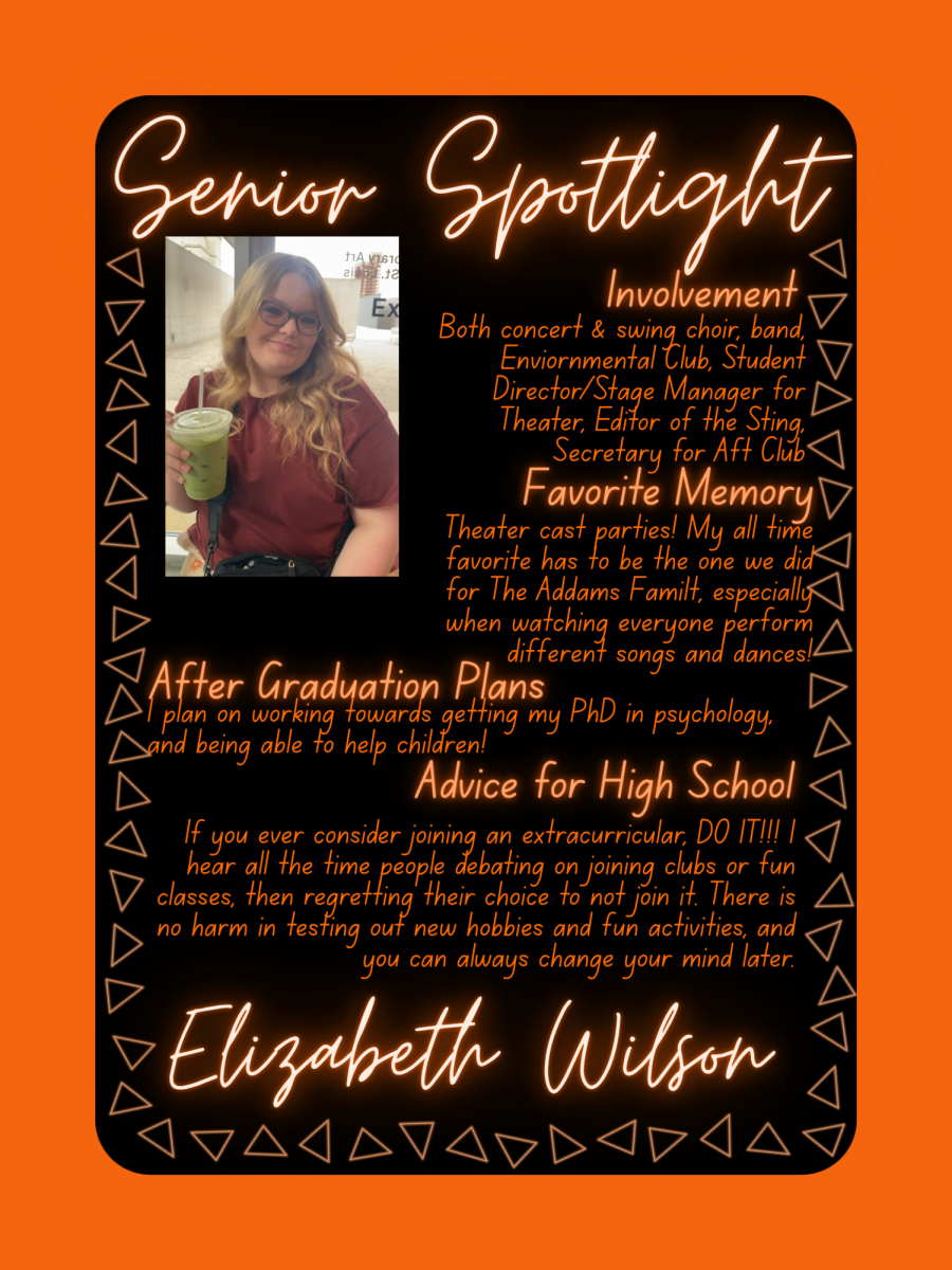 Senior Spotlight - Elizabeth Wilson