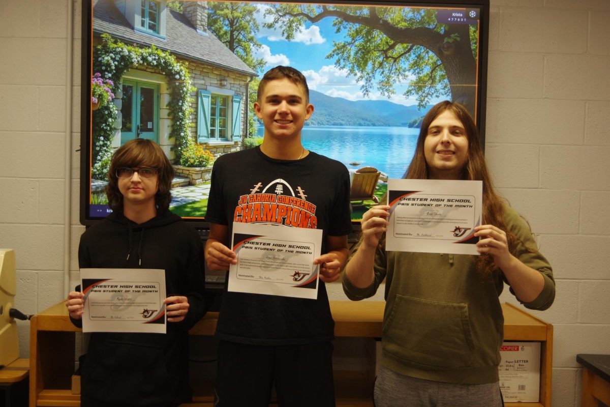 April Students of the month : Ryan Juenger, Reed Petrowski, and Lexi Davis