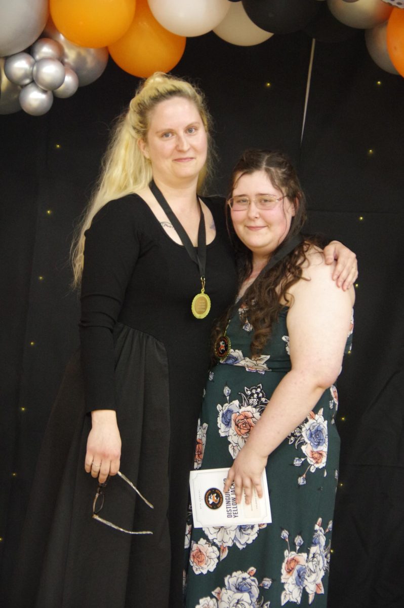 Amelia Crawford and Mrs. Hodge