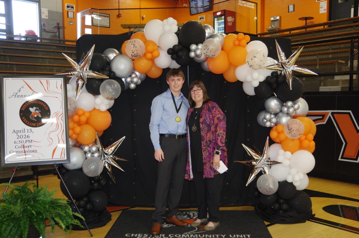 Robbie Myers and Ms Bartley